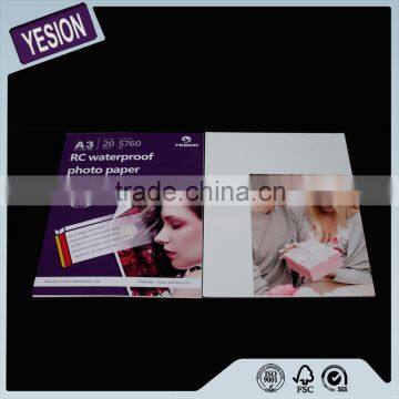 Yesion 4x6 RC Photo Pape, RC Glossy Photo Paper 190gsm~260gsm