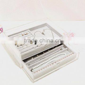 Display Jewelry Acrylic Box ,with Drawer Acrylic Box