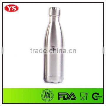 500ml double wall vacuum stainless steel sports water bottle