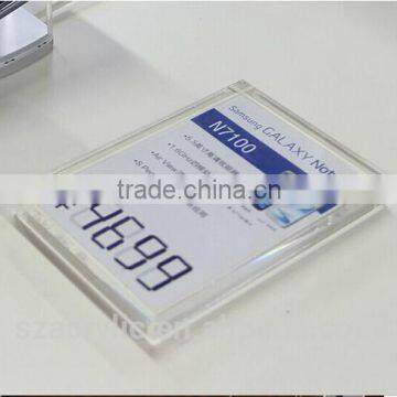 Acrylic Price Tag for Cell Phone,price Label Holder