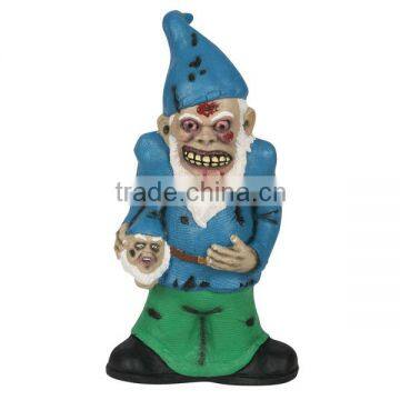 Lawn Yard Decor 14"H Zombie Garden Gnome Statue