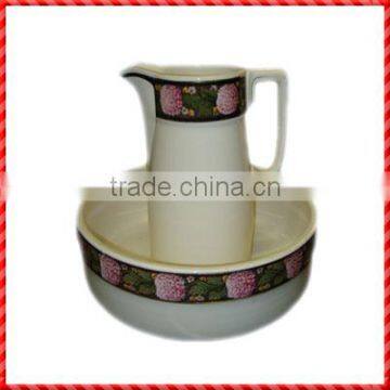 Large fashion durable ceramic hot water pitcher