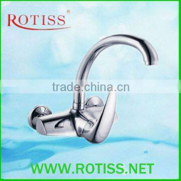 High quality faucet in kitchen RTS5563-5A single level mural sink mixers