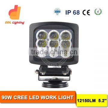 12v 90w Led Work Light,off-road Tractor Led Working Lamp 90w Led Flood/spot Beam Worklight