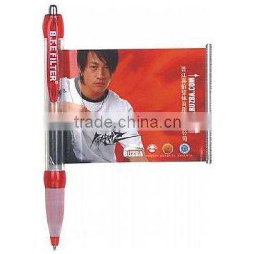 Top Welcomed Promotional Scroll Flag pen