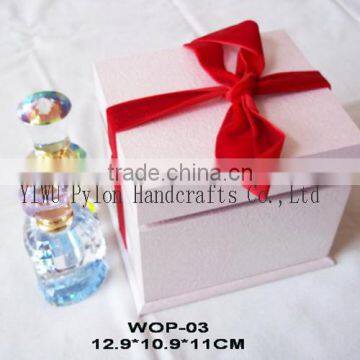 red silk robbin wooden gift perfume box wholesale