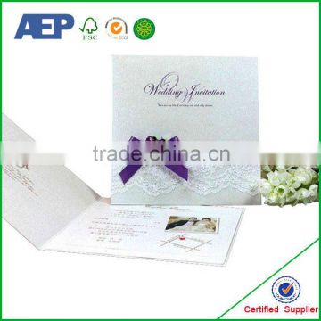 Customized Cheap Wholesale Engagement Invitation Card