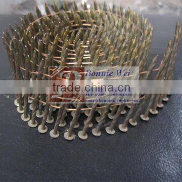 15 Degree Smooth Shank Polished Pallet coil nails