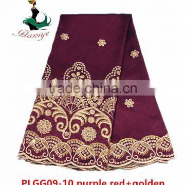 Haniye2016 Fabric for wedding dress lace cheap lace fabric indian george fabric/PLGG09