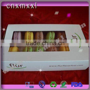 macaron paper box with insert tray