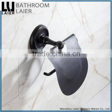 Customized Multi-Purpose Covered Zinc Alloy ORB Finishing Bathroom Accessories Wall Mounted Toilet Paper Holder photo-3