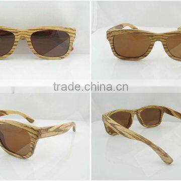 Wooden Sunglasses, Zebra wood sunglasses with FDA Approval