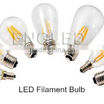 2016 New led candle lamp C35/G45/A60(A19)/ST64 bulb E14/E26/B22/B15/E27 led filament bulb 2/3/4/5/6w led candle lamp