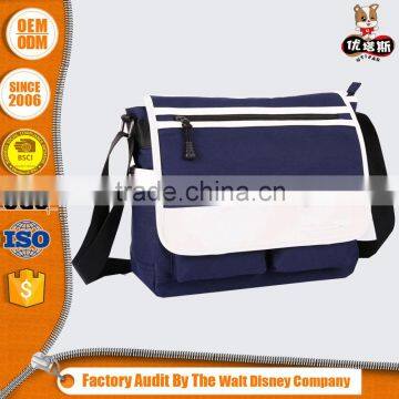 2016 China Wholesale Men Polyester Messenger Bag With Laptop Sleeve photo-2