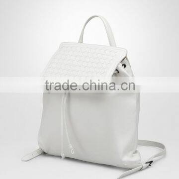 Fashion Desginer Elegant Gray Patent PU Leather Lady Backpack photo-5