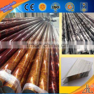 Good! New arrival wood / color rail good price weight aluminum price per ton aluminium tube