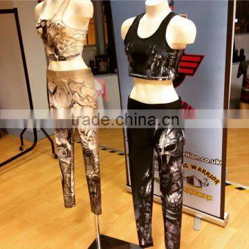 sublimation printed leggings.