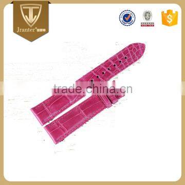 18mm Fuchsia Leather Watch Band Manufacturer