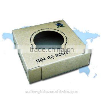 OEM Custom Brown Paper Bag Kraft Box Paper Box With Window