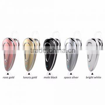 Hot-selling english prompt super mini bluetooth headset/earbuds for two mobile phones