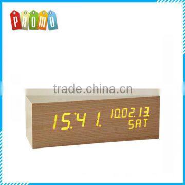 New Arrival Wood LED Calendar Clock