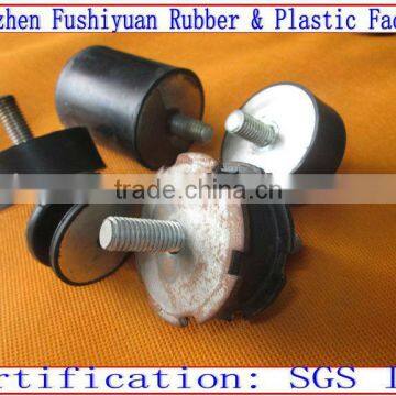 1" 2" 3" 4" rubber isolation accessories Vibration M damping mounts with galvanised oval base vibration absorbing mounts