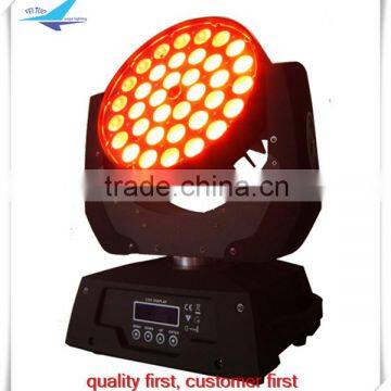 disco lighting dj rgbw wash light 36x10w led moving head zoom