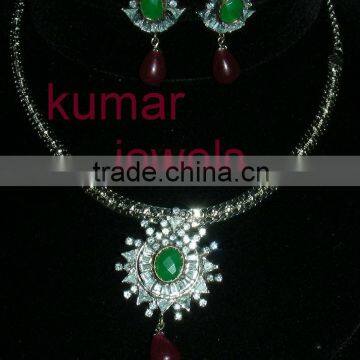 designer neck-set & earrings