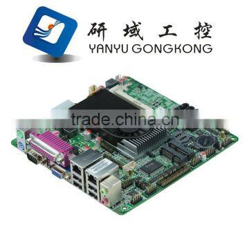 Mini Itx industrial motherboard Intel 1037U / 10COM/ Dual 24 bits LVDS/POS Machine industrial