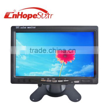 Good quality vga av 16:9 hd 7 inch lcd monitor with hdmi input