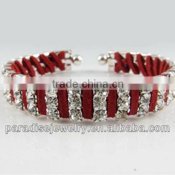 Fashion design ribbon rhinestone bracelet B32082