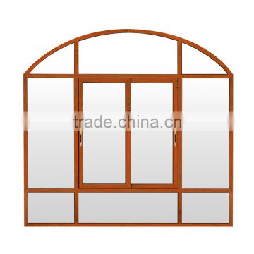 design size customized aluminum half circle window