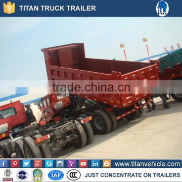 Cheap Price Tri-axle Semi Dump Trailer, Tipping trailer / tipper trailers