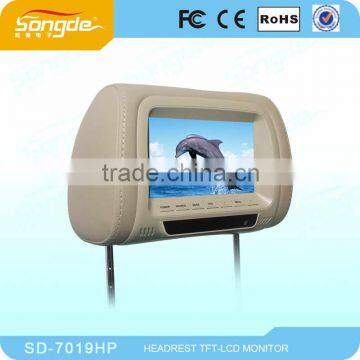 7inch/9inch Car Headrest Monitor With USB/SD Card and IR Transmitter Function photo-4