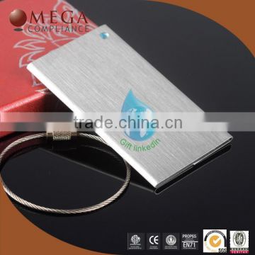 Custom blank metal aluminum luggage tag wholesale