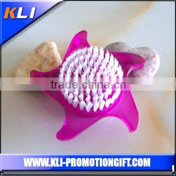 Starfish shaped nail brush with pumice stone foot exfoliator