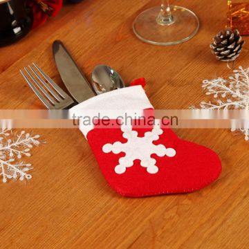 Fashion design christmas tableware cover,christmas tree decorations