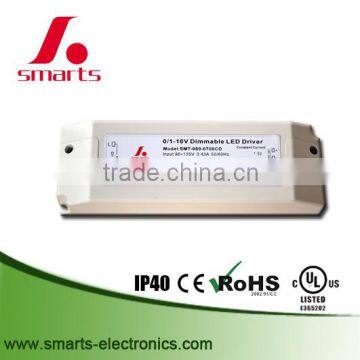 48w 0-10v dimmable constant current single output type power supply