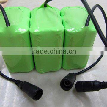 Li-ion 18650 battery packs 18.6Ah 3.7V&3.6V battery 1s6p