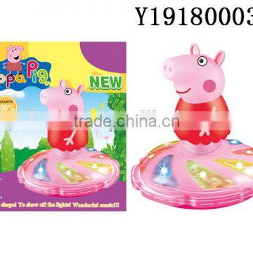 hot selling electric pig with light and music toy Y19180003