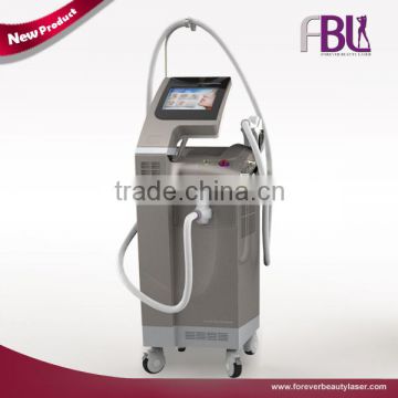 cooling chiller 808nm diode laser hair vascular removal skin rejuvenation vertical machine