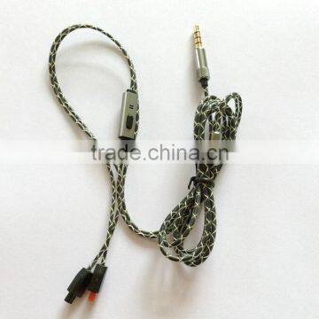 Snake Skin DIY Repair Wire Replacement Upgrade Cable For Audio. Technica ATH IM01 IM02 IM03 IM04 IM50 IM70 Headphones With Mic