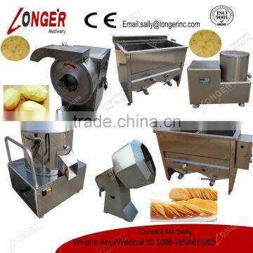 Automatic Frying Potato Chips Machine