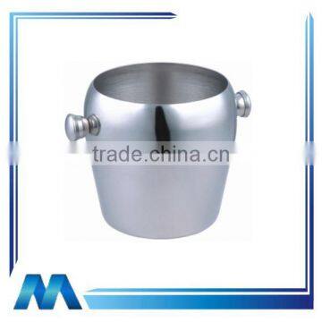 good quality 1.0L stainless steel ice bucket with handle