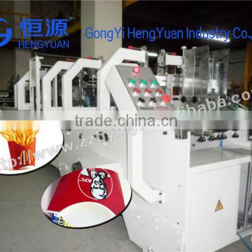 Large capacity corrugated paper box machine