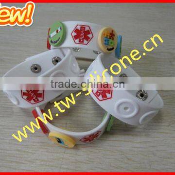 Factory direct sale silicone id bracelet with cheap price