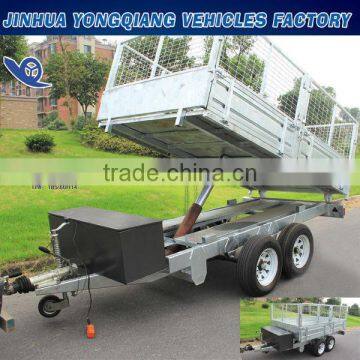Hydraulic Tandem Tipping Cage Trailer