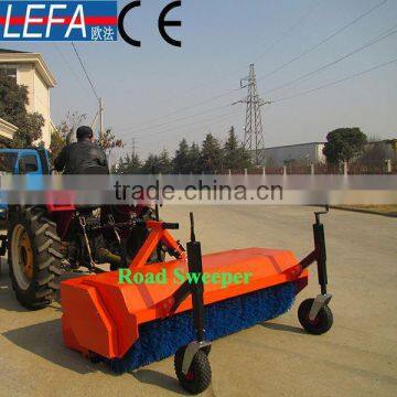 Tractor Hitch Nylon Brush vacuum sidewalk sweeper