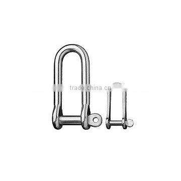 screw pin d shape stainless steel shackle