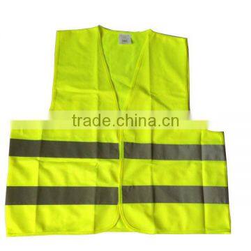 Fluorescent yellow safety vest